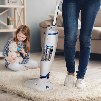 TESLA Electronics PowerStar - Bezworkowy odkurzacz stojący i mop parowy 3w1 1600W/230V