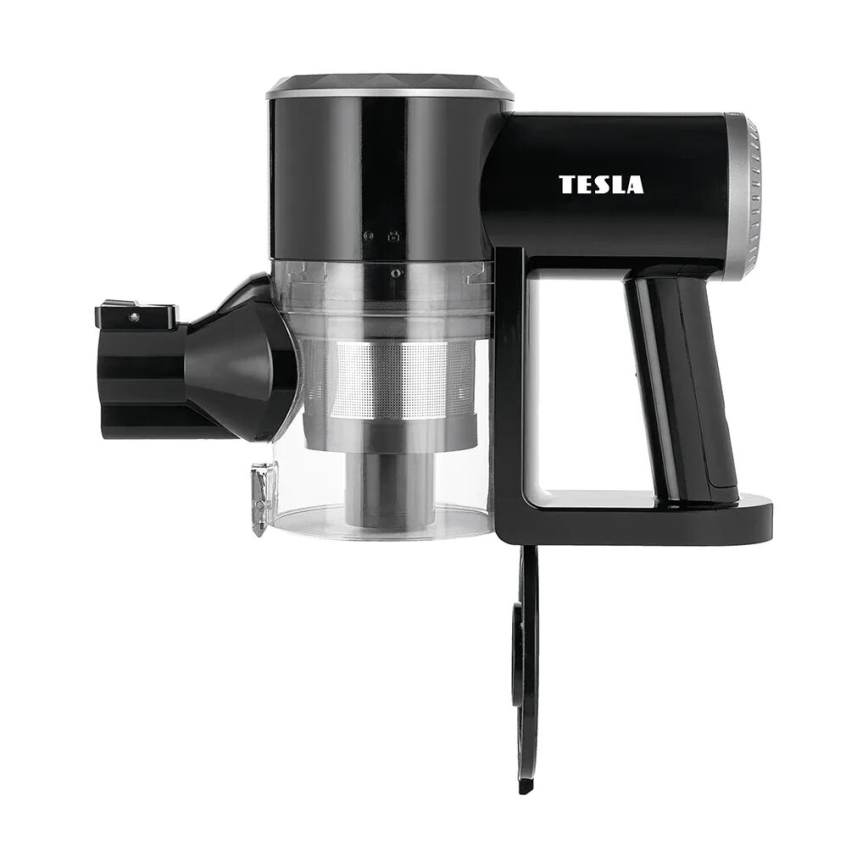 TESLA Electronics PureStar - Elastyczny bezprzewodowy odkurzacz pionowy 2w1 150W/2200 mAh czarny
