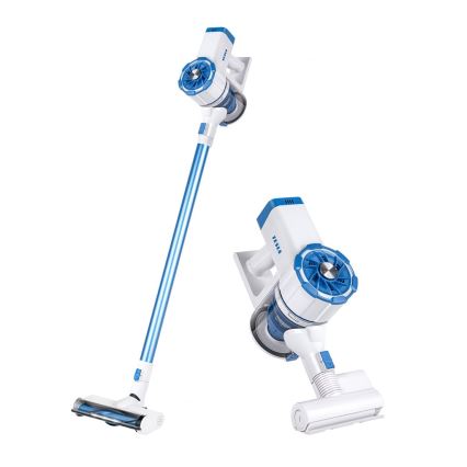 TESLA Electronics PureStar - Stick handheld vacuum cleaner 2w1 220W/2200 mAh 22,2V niebieski/białe