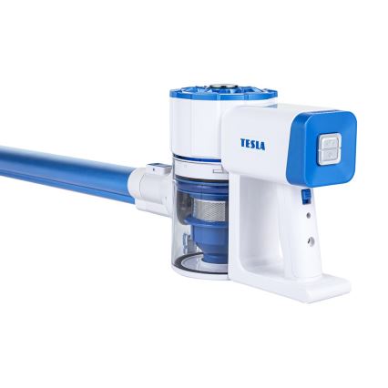 TESLA Electronics PureStar - Stick handheld vacuum cleaner 2w1 220W/2200 mAh 22,2V niebieski/białe
