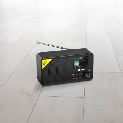 TESLA Electronics - Radio DAB+ FM 5W/1800 mAh czarne