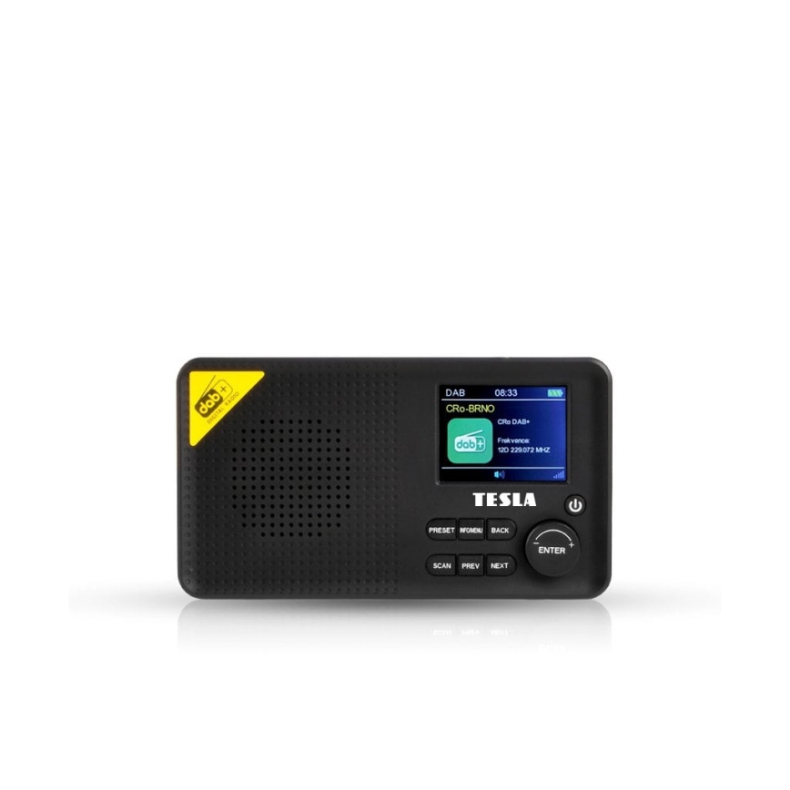 TESLA Electronics - Radio DAB+ FM 5W/1800 mAh czarne
