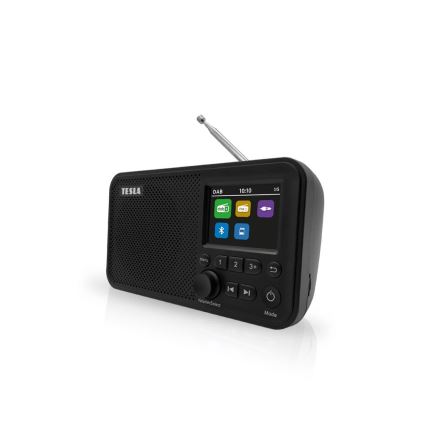 TESLA Electronics - Radio DAB+ FM 5W/1800 mAh czarne