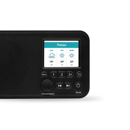 TESLA Electronics - Radio DAB+ FM 5W/1800 mAh czarne