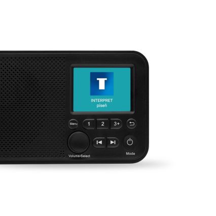 TESLA Electronics - Radio DAB+ FM 5W/1800 mAh czarne