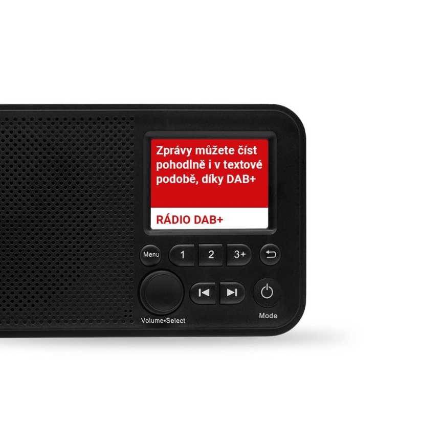 TESLA Electronics - Radio DAB+ FM 5W/1800 mAh czarne