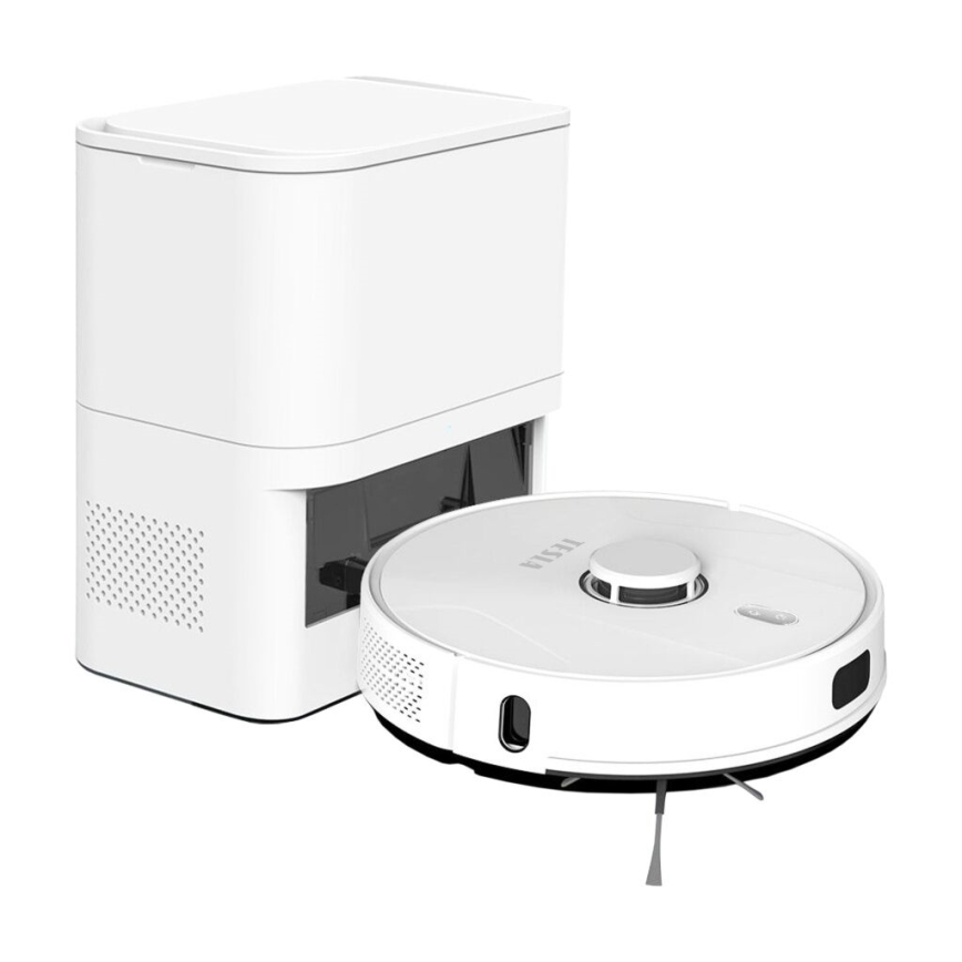 TESLA Electronics RoboStar - Inteligentny odkurzacz robot 2w1 2600 mAh Wi-Fi biały