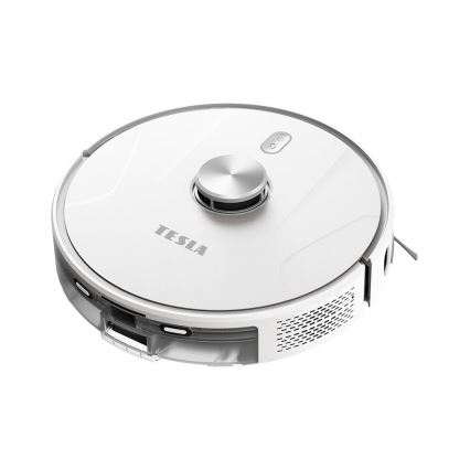 TESLA Electronics RoboStar - Inteligentny odkurzacz robot 2w1 2600 mAh Wi-Fi biały
