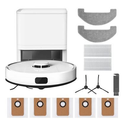 TESLA Electronics RoboStar - Inteligentny odkurzacz robot 2w1 2600 mAh Wi-Fi biały