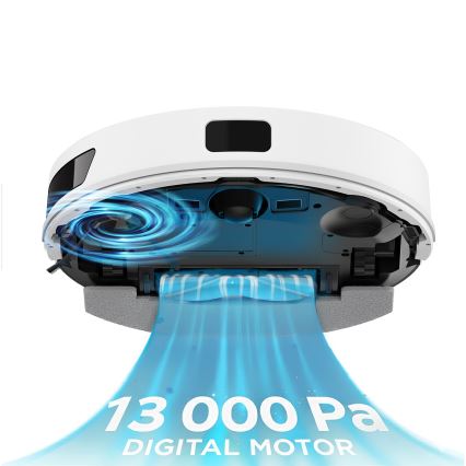 TESLA Electronics RoboStar - Inteligentny robot odkurzający 2 w 1 3200 mAh Wi-Fi biały