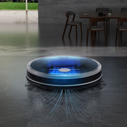 TESLA Electronics RoboStar - Inteligentny robot odkurzający 2w1 2600 mAh Wi-Fi biały + pilot zdalnego sterowania