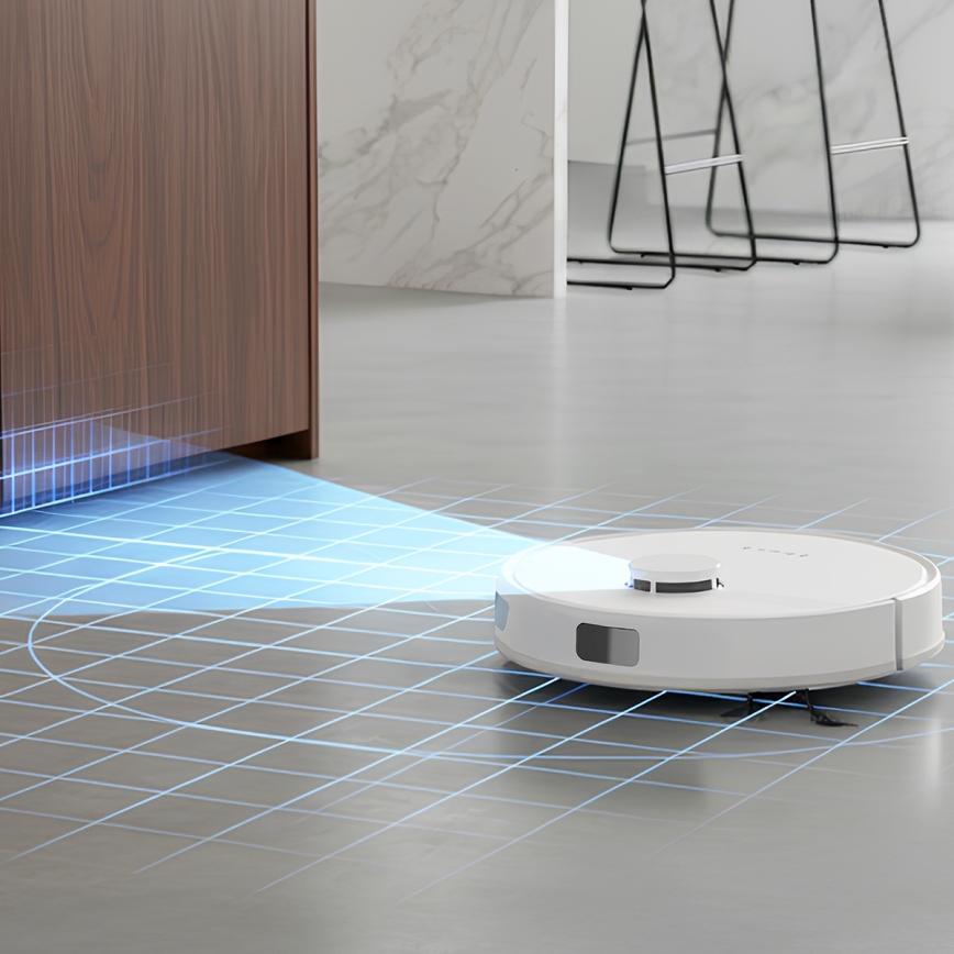 TESLA Electronics RoboStar - Inteligentny robot odkurzający 3 w 1 3200 mAh Wi-Fi biały