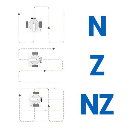 TESLA Electronics RoboStar - Inteligentna myjka do okien z podwójnym strumieniem wody 72W/230V/500 mAh Wi-Fi + zdalne sterowanie