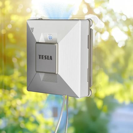 TESLA Electronics RoboStar - Inteligentna myjka do okien z rozpylaczem wody 72W/230V/650 mAh Wi-Fi + zdalne sterowanie