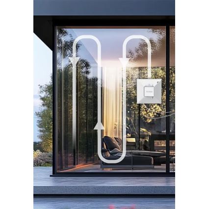 TESLA Electronics RoboStar - Inteligentna myjka do okien z rozpylaczem wody 72W/230V/650 mAh Wi-Fi + zdalne sterowanie