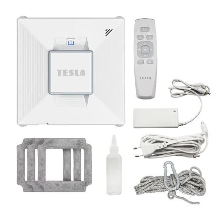 TESLA Electronics RoboStar - Inteligentna myjka do okien z rozpylaczem wody 72W/230V/650 mAh Wi-Fi + zdalne sterowanie