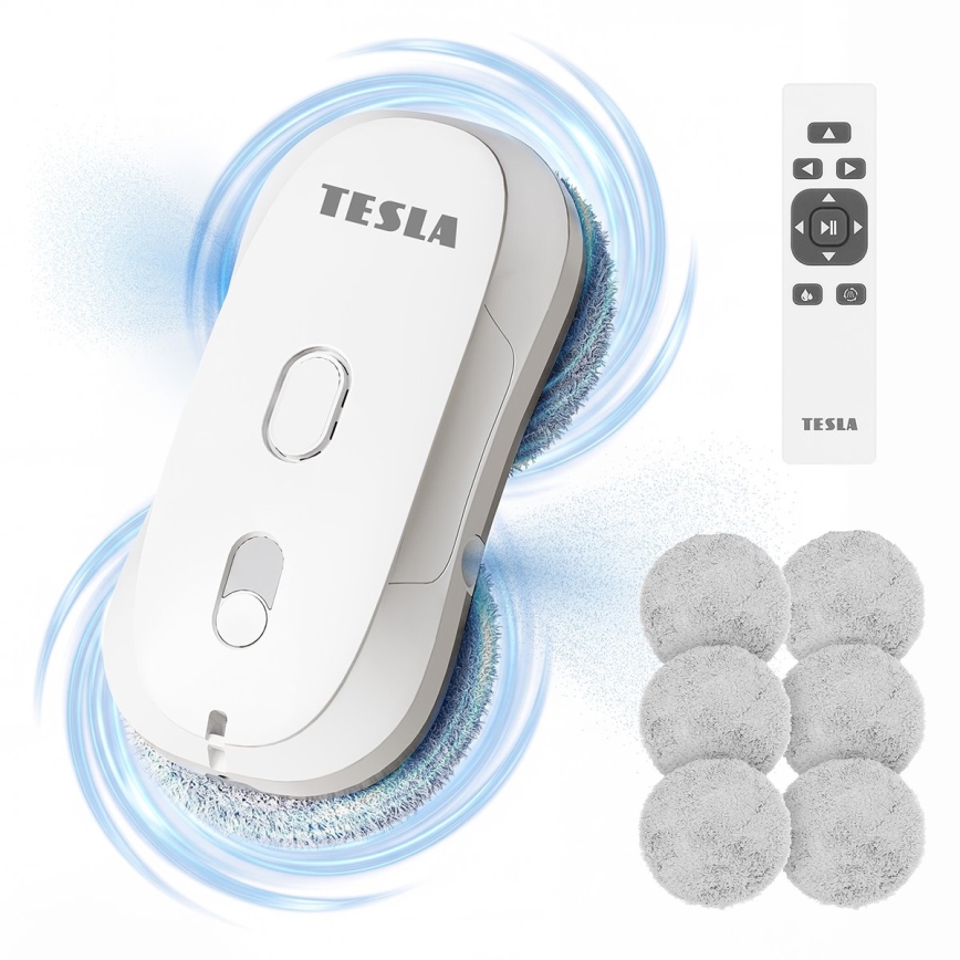 TESLA Electronics RoboStar - Myjka do okien z rozpylaniem wody 72W/230V/500 mAh + zdalne sterowanie