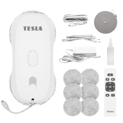TESLA Electronics RoboStar - Myjka do okien z rozpylaniem wody 72W/230V/500 mAh + zdalne sterowanie
