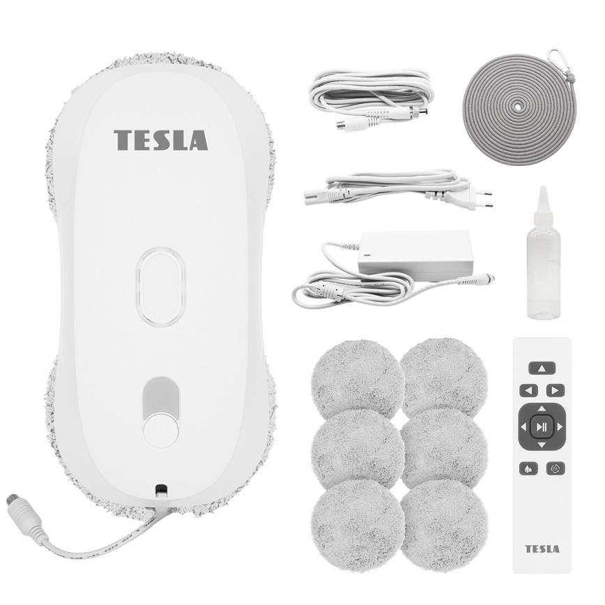 TESLA Electronics RoboStar - Myjka do okien z rozpylaniem wody 72W/230V/500 mAh + zdalne sterowanie