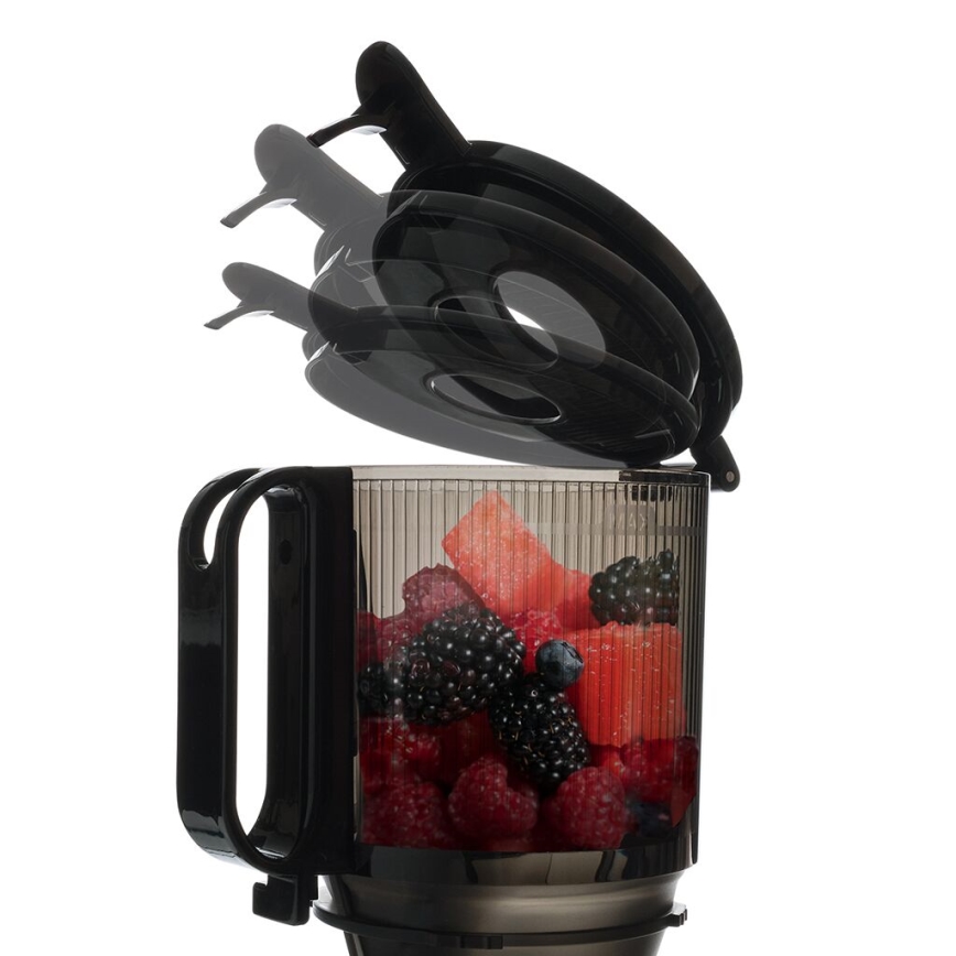 TESLA Electronics SlowJuicer Deluxe - Sokowirówka ślimakowa wolnoobrotowa 250W/230V stal nierdzewna/czarny