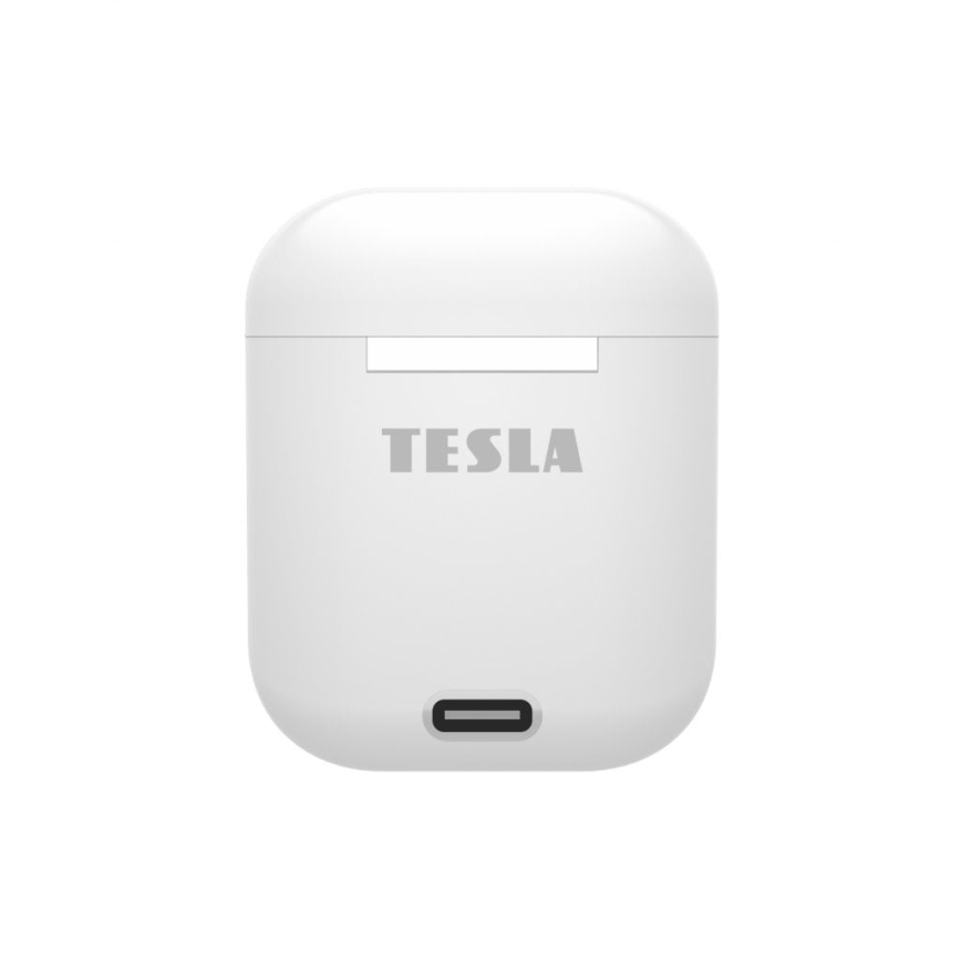TESLA Electronics - Słuchawki bezprzewodowe białe
