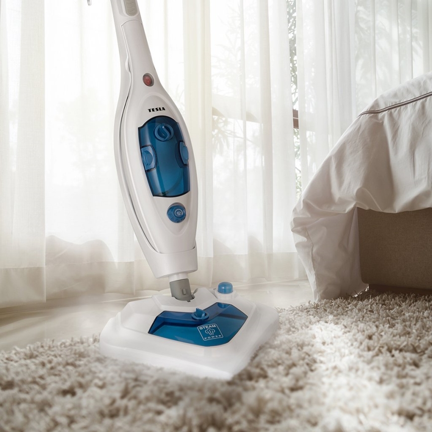 TESLA Electronics SteamPower - Mop parowy z pojemnikiem na detergent 2w1 1300W/230V