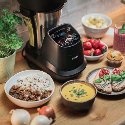 TESLA Electronics ThermoCook - Wielofunkcyjny robot kuchenny 1200W/230V stal nierdzewna