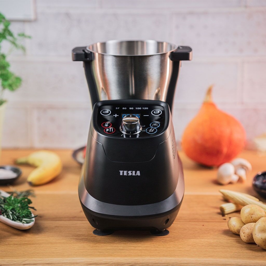 TESLA Electronics ThermoCook - Wielofunkcyjny robot kuchenny 1200W/230V stal nierdzewna