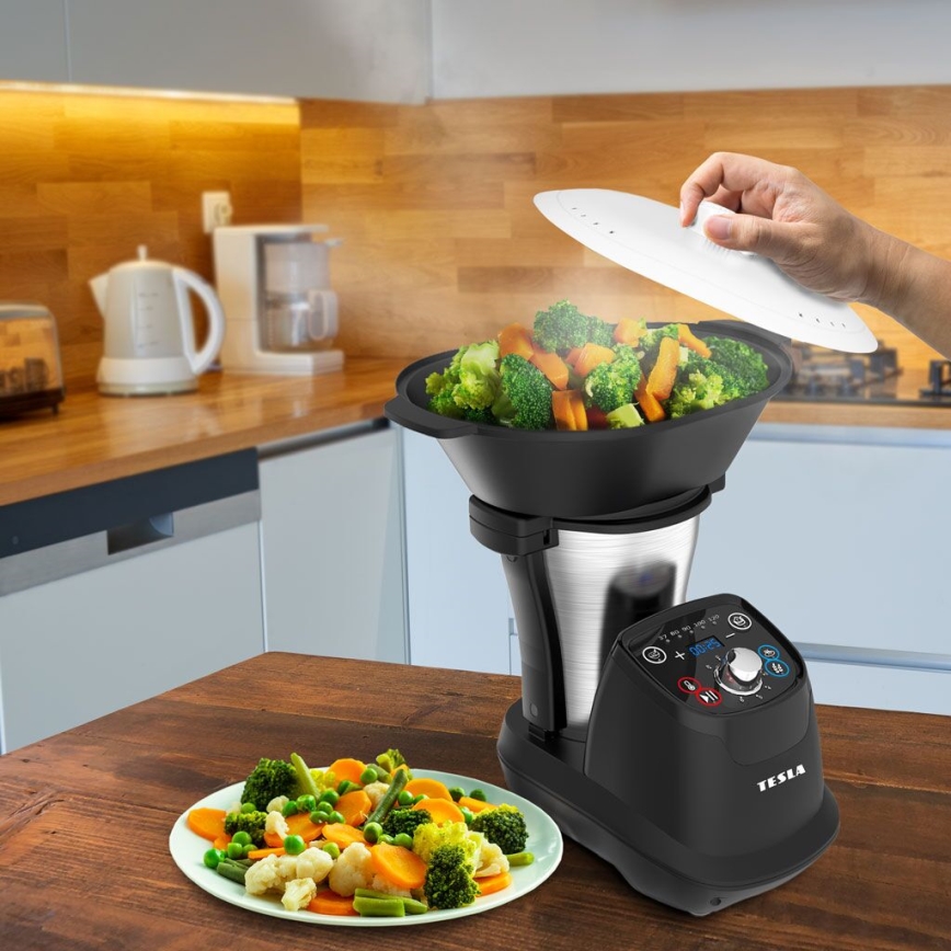 TESLA Electronics ThermoCook - Wielofunkcyjny robot kuchenny 1200W/230V stal nierdzewna