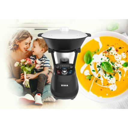 TESLA Electronics ThermoCook - Wielofunkcyjny robot kuchenny 1200W/230V stal nierdzewna