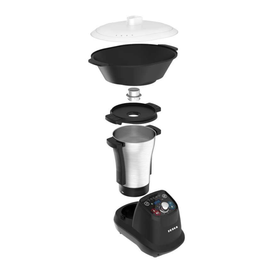 TESLA Electronics ThermoCook - Wielofunkcyjny robot kuchenny 1200W/230V stal nierdzewna