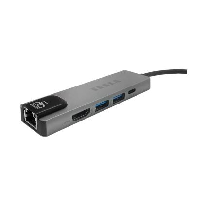 TESLA Electronics - Wielofunkcyjny USB hub 5w1