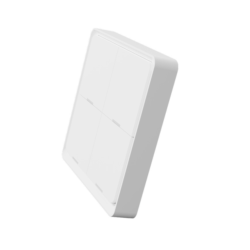 TESLA Smart - Inteligentny bezprzewodowy przełącznik domowy 4P 1xCR2430 ZigBee