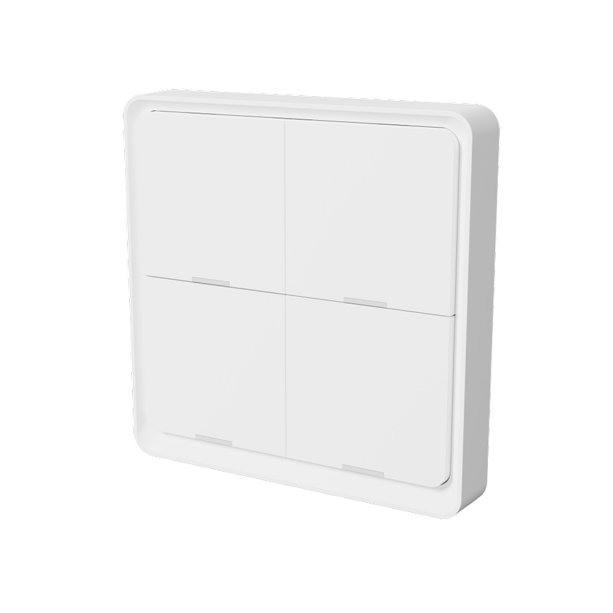 TESLA Smart - Inteligentny bezprzewodowy przełącznik domowy 4P 1xCR2430 ZigBee