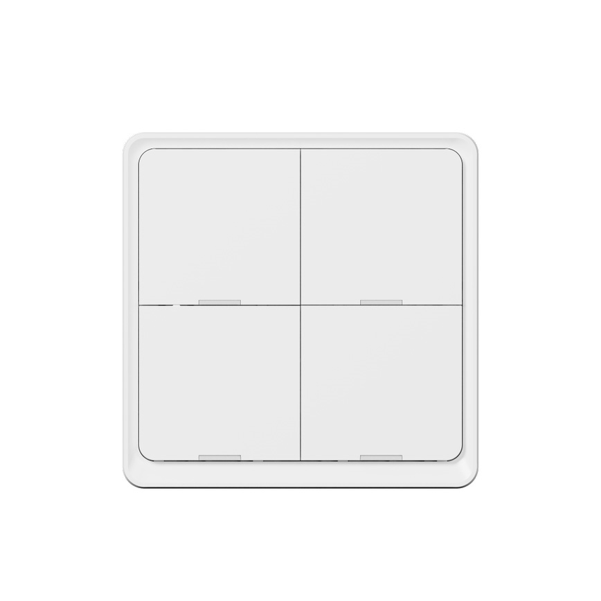TESLA Smart - Inteligentny bezprzewodowy przełącznik domowy 4P 1xCR2430 ZigBee