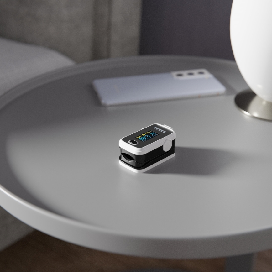 TESLA Smart - Inteligentny pulsoksymetr 2xAAA IP22