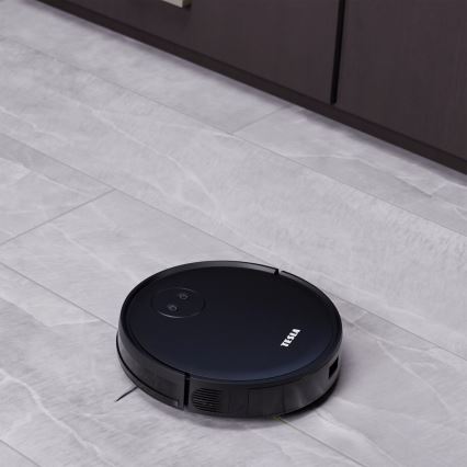 TESLA Smart - Inteligentny robot odkurzający 2w1 2000 mAh Wi-Fi czarne + pilot zdalnego sterowania