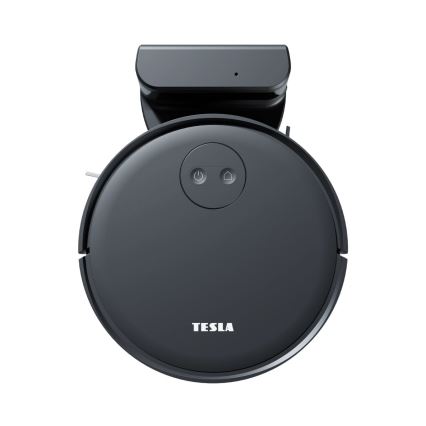TESLA Smart - Inteligentny robot odkurzający 2w1 2000 mAh Wi-Fi czarne + pilot zdalnego sterowania