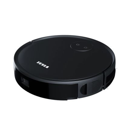 TESLA Smart - Inteligentny robot odkurzający 2w1 2000 mAh Wi-Fi czarne + pilot zdalnego sterowania