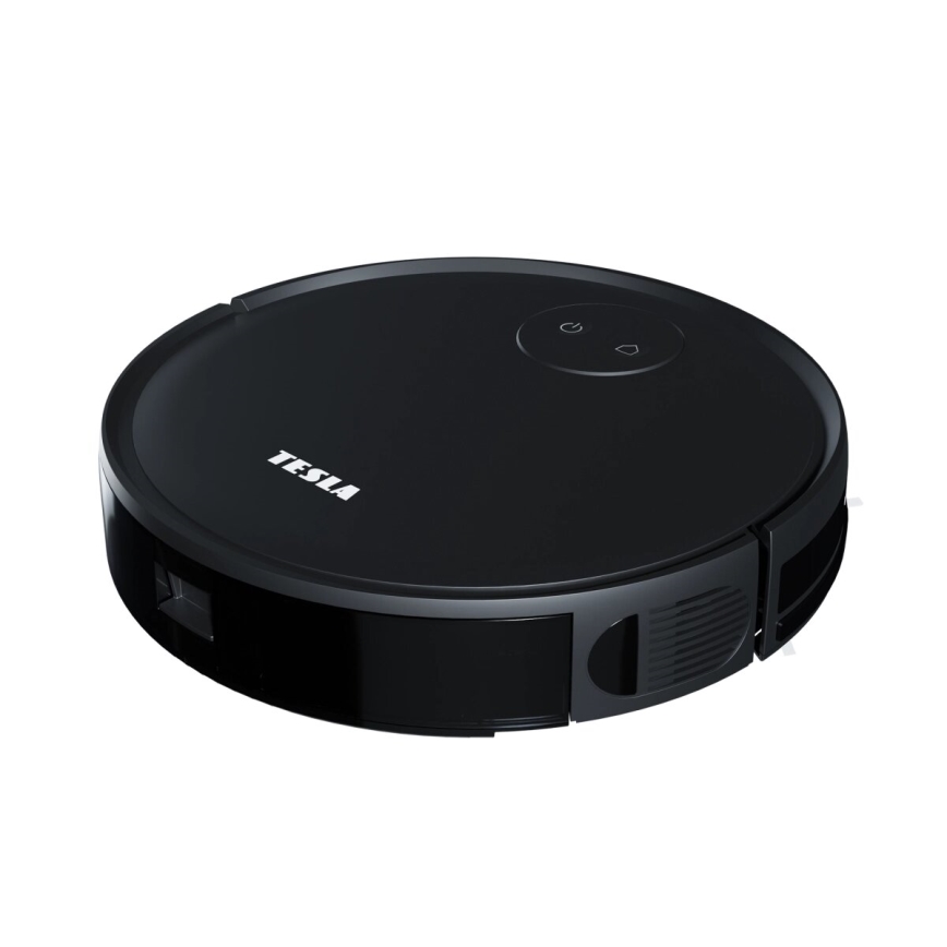 TESLA Smart - Inteligentny robot odkurzający 2w1 2000 mAh Wi-Fi czarne + pilot zdalnego sterowania