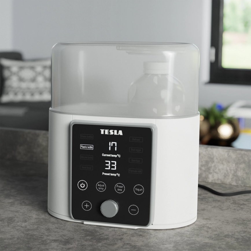 TESLA Smart - Podgrzewacz i sterylizator do butelek i jedzenia dla dzieci 200W/230V