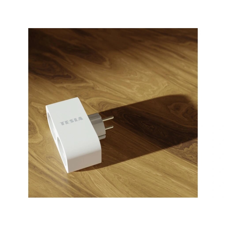 TESLA Smart - Smart rozgałęziacz 2x16A/230V Typ F Wi-Fi Tuya