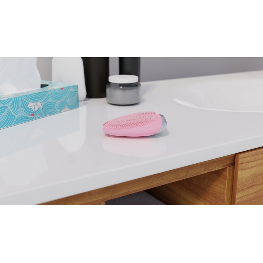 TESLA Smart - Ładowana szczoteczka wibracyjna do twarzy 450 mAh IPX7