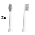 TESLA Smart - ZESTAW 2x Wymienna końcówka do szczoteczki sonicznej TS200 biały