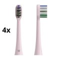 TESLA Smart - ZESTAW 4x Wymienne końcówki do szczoteczki sonicznej TS400 różowe
