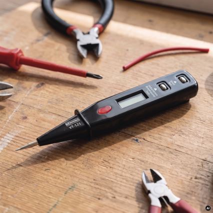 Tester napięcia VT-121 12-250V czarny