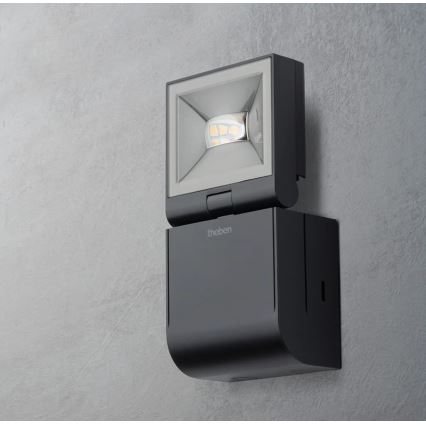 theben - Reflektor ścienny LED/10W/230V czarny IP55