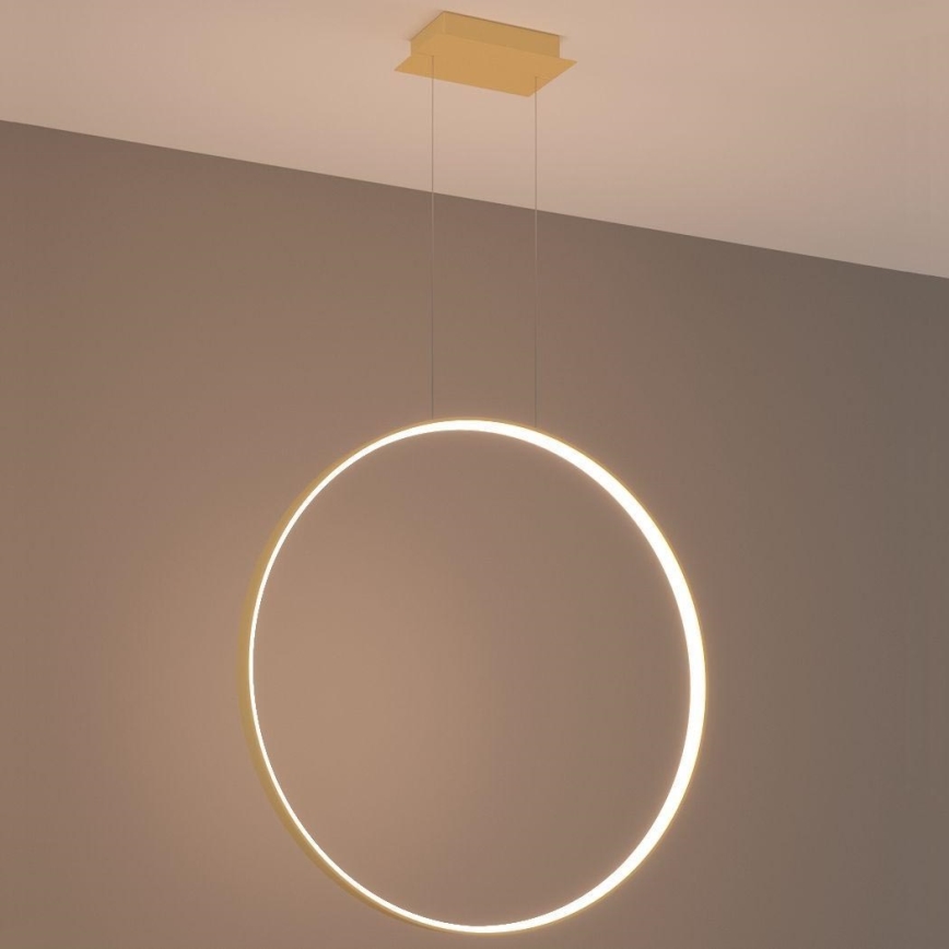 Thoro TH.175 - LED Żyrandol na lince RIO LED/50W/230V CRI 90 3000K śr. 78 cm złoty