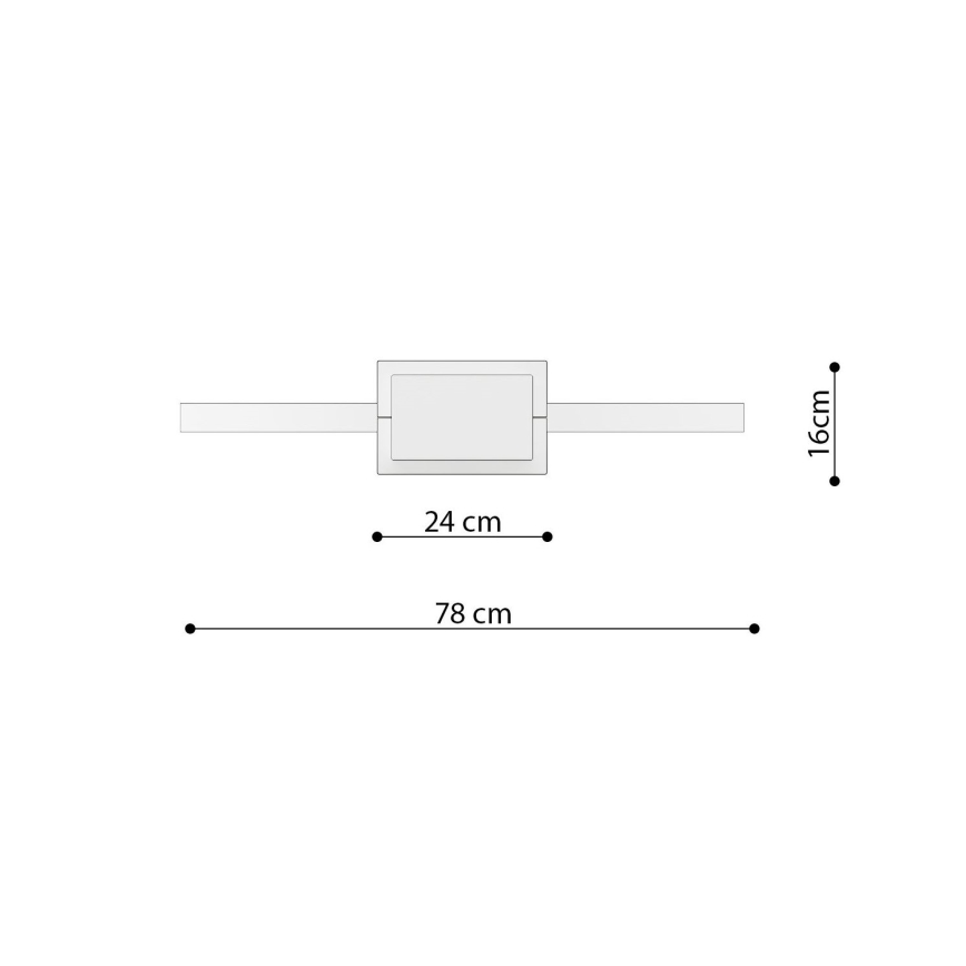Thoro TH.175 - LED Żyrandol na lince RIO LED/50W/230V CRI 90 3000K śr. 78 cm złoty