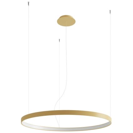 Thoro TH.181 - LED  Żyrandol na lince RIO LED /50W/230V CRI 95 4000K śr. 78 cm złoty